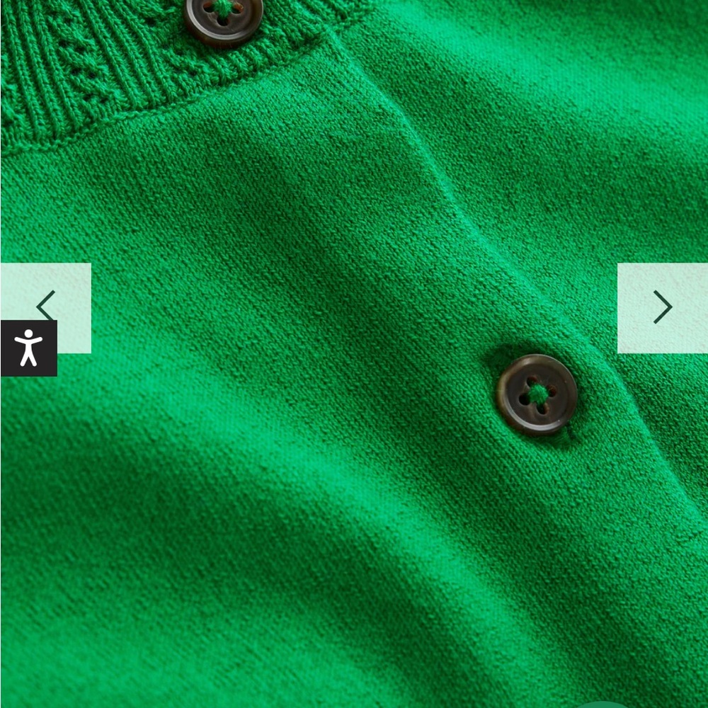 Boden Emerald Knit Cardigan size S NWOT - Picture 2 of 10